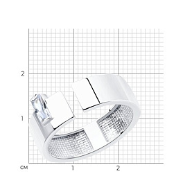 Кольцо SOKOLOV - Серебро 925, Фианит (арт. 94013273)