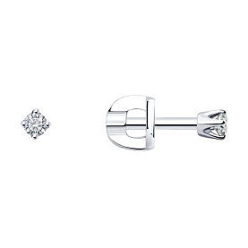 Серьга SOKOLOV - Серебро 925, Фианит (арт. 94170002)