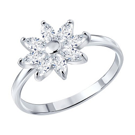 Кольцо Diamant - Серебро 925, Фианит (арт. 94-110-02396-1)