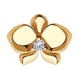 Брошь Diamant - Серебро 925, Фианит (арт. 93-140-01820-1)