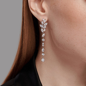 Серьги SOKOLOV - Серебро 925, Фианит (арт. 94026429)