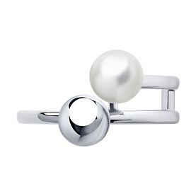 Кольцо SOKOLOV - Серебро 925, Жемчуг культивированный (арт. 94013389)