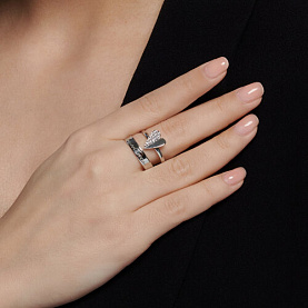 Кольцо SOKOLOV - Серебро 925, Фианит (арт. 94014055)