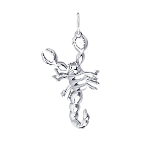 Подвеска SOKOLOV - Серебро 925, Фианит (арт. 94030028)