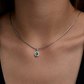 Подвеска SOKOLOV - Серебро 925, Агат (арт. 92030872)