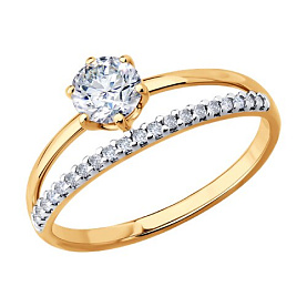 Кольцо SOKOLOV - Серебро 925, Фианит (арт. 93011124)