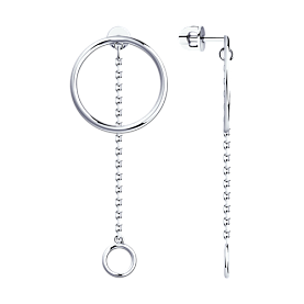 Серьги SOKOLOV - Серебро 925 (арт. 94023076)