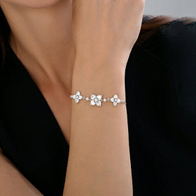 Браслет SOKOLOV - Серебро 925, Фианит (арт. 94051509)