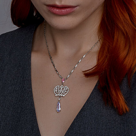 Колье SOKOLOV - Серебро 925, Фианит (арт. 94071055)