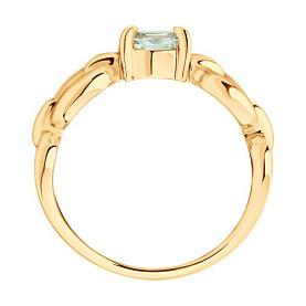 Кольцо Diamant - Золото 585, Празиолит (арт. 51-310-02936-3)