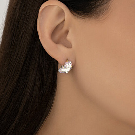 Серьги SOKOLOV - Серебро 925, Эмаль (арт. 94027109)