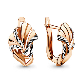 Серьги Аквамарин - Серебро 925 (арт. 33597.6)