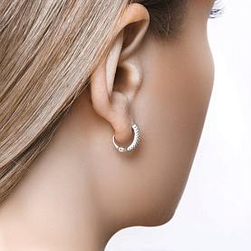 Серьги SOKOLOV - Серебро 925, Фианит (арт. 94021766)