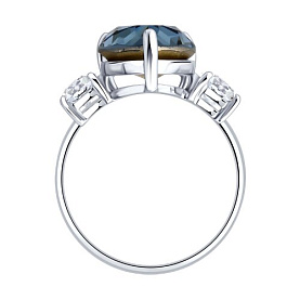 Кольцо SOKOLOV - Серебро 925, Swarovski , Фианит (арт. 94014950)