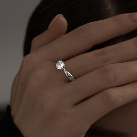 Кольцо SOKOLOV - Серебро 925, Фианит (арт. 94013548)