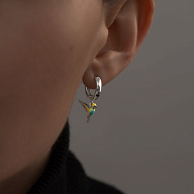 Серьги SOKOLOV - Серебро 925, Эмаль (арт. 94025987)