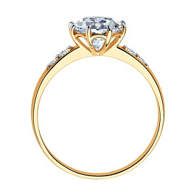 Кольцо SOKOLOV - Серебро 925, Swarovski (арт. 89010085)