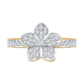 Кольцо Diamant - Золото 585, Фианит (арт. 51-110-02838-1)