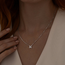 Колье SOKOLOV - Серебро 925, Фианит (арт. 94070176)