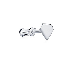 Серьги Platinum Lab. - Платина 950 (арт. ПС-047-00 12)