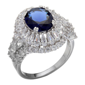 Кольцо Мастер Клио - Серебро 925, Синтетический ситалл , Фианит (арт. 23К147125)