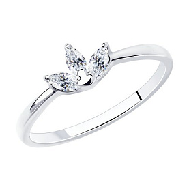 Кольцо SOKOLOV - Серебро 925, Фианит (арт. 94013295)