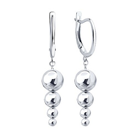 Серьги Diamant - Серебро 925 (арт. 94-121-00393-1)