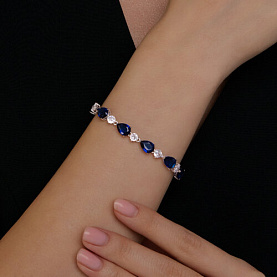 Браслет SOKOLOV - Серебро 925, Фианит (арт. 94051001)