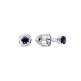Серьги Platinum Lab. - Платина 950 (арт. ПС-010С-02)