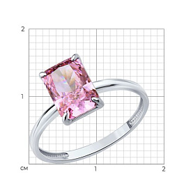 Кольцо SOKOLOV - Серебро 925, Фианит (арт. 94014824)