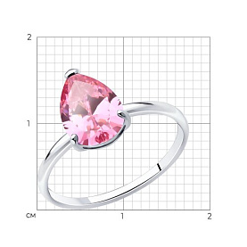 Кольцо SOKOLOV - Серебро 925, Фианит (арт. 94014206)