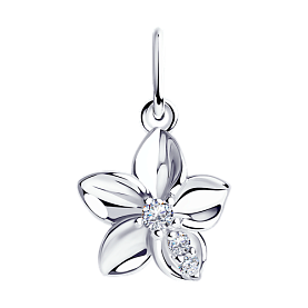 Подвеска Diamant - Серебро 925, Фианит (арт. 94-130-01636-1)