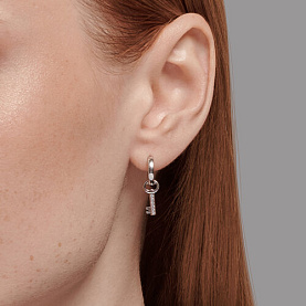 Серьги SOKOLOV - Серебро 925, Фианит (арт. 94026427)