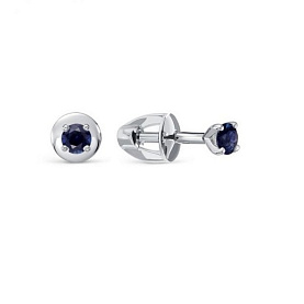 Серьги Platinum Lab. - Платина 950 (арт. ПС-010С-02 12)