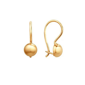 Серьги ЮФ Династия - Золото 375 (арт. 002115-5000)