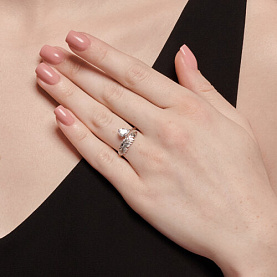 Кольцо SOKOLOV - Серебро 925, Фианит (арт. 94014072)