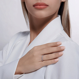 Кольцо SOKOLOV - Серебро 925, Фианит (арт. 94013848)