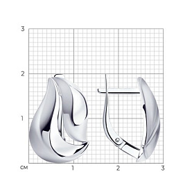 Серьги Diamant - Серебро 925 (арт. 94-120-00619-1)