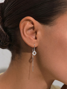 Серьги POKROVSKY - Серебро 925, Фианит (арт. 0222360-00775)
