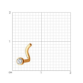 Пирсинг SOKOLOV - Золото 585, Бриллиант (арт. 1060002)