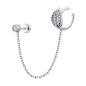 Серьга SOKOLOV - Серебро 925, Фианит (арт. 94170340)