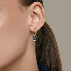 Серьги SOKOLOV - Серебро 925, Кристалл (арт. 94027704)