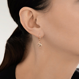 Серьги Diamant - Золото 585 (арт. 51-121-02245-1)