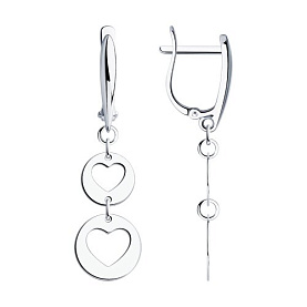 Серьги Diamant - Серебро 925 (арт. 94-121-01420-1)