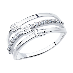 Кольцо Diamant - Серебро 925, Фианит (арт. 94-110-00798-1)