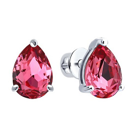 Серьги Diamant - Серебро 925, Кристалл (арт. 94-122-00220-1)