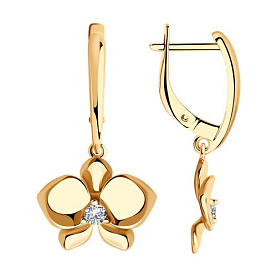Серьги Diamant - Серебро 925, Фианит (арт. 93-121-01820-1)