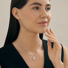 Колье SOKOLOV - Серебро 925, Эмаль (арт. 94071239)