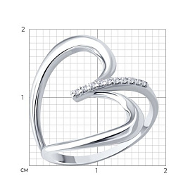 Кольцо Diamant - Серебро 925, Фианит (арт. 94-110-00207-1)