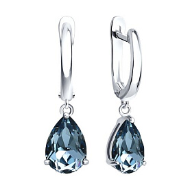 Серьги SOKOLOV - Серебро 925, Кристалл (арт. 94027682)